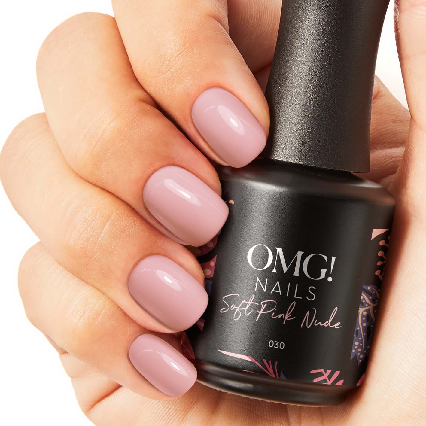 Zartrosa Nude-Gel-Nagellack